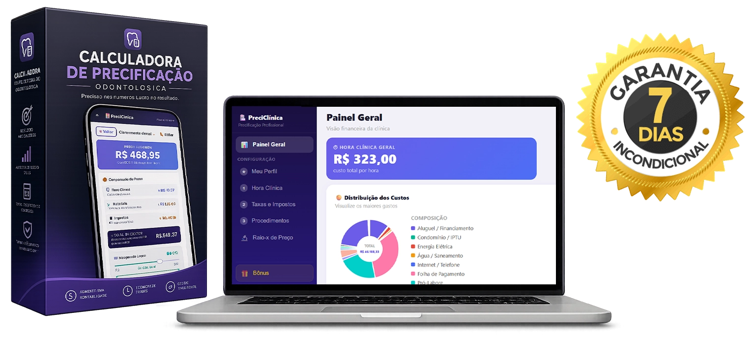 PreciClínica — Mockup do Produto